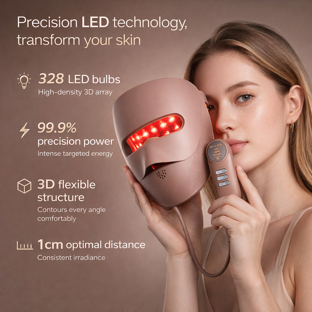 RadiLux Pro 4-Mode LED Light Therapy Face Mask